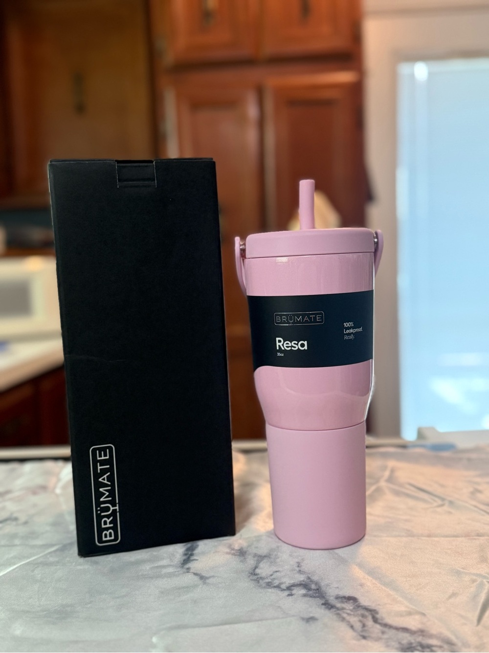 BrüMate Resa 35 oz in Petal Pink Shimmer